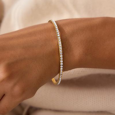 Premium Rhinestone Bracelet Does Not Fade Jewelry
