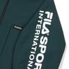 Fila SS23 Solid Color Zipper Printed Letter Jacket Men Jackets Light-Green FS2JKF1131X-PIG