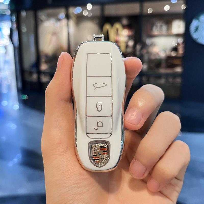 Porsche Key Shell Cover for Cayenne, Macan, Panamera, 718/911