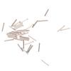 100 Pcs Single Barrel Crimp Sleeves Kit Corrosion Resistant Stainless Steel Crimp Sleeves Connector Kit for Fishing