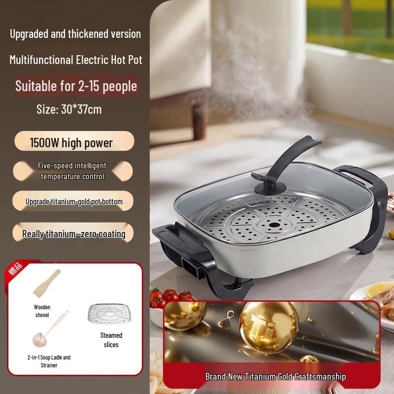 Electric Non-Stick Multi-Cooker Hot Pot