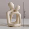 Abstract Figure Statue Love Statue Home Decor Embrace Sculpture Modern Abstract Character Couple Living Room Desktop Creative