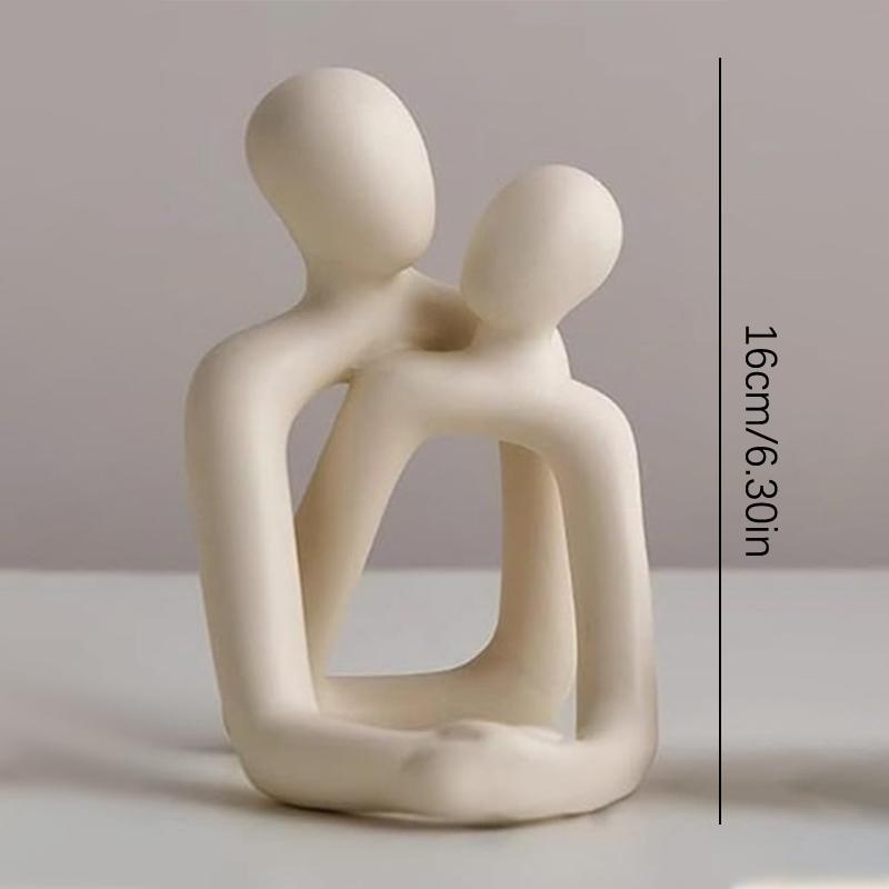 Abstract Figure Statue Love Statue Home Decor Embrace Sculpture Modern Abstract Character Couple Living Room Desktop Creative