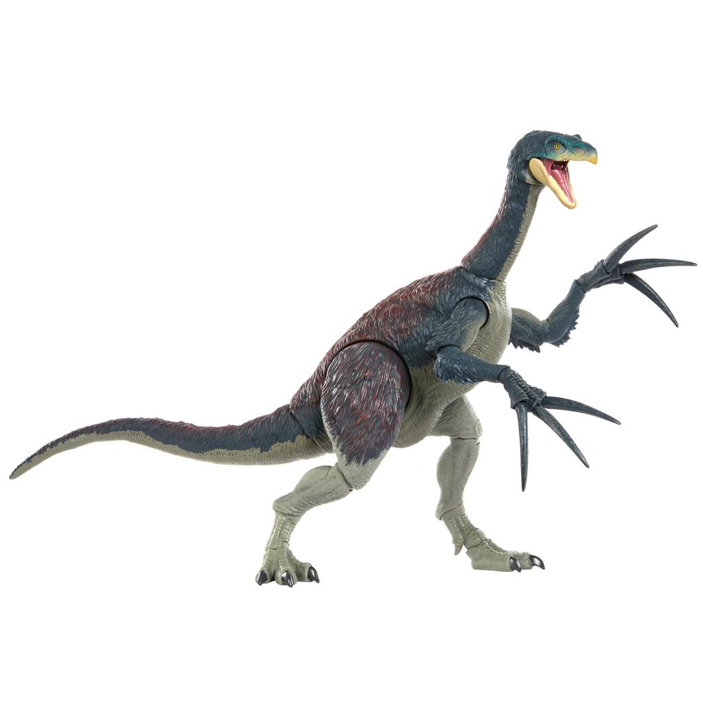 Mattel JURASSIC WORLD Hammond Collection Therizinosaurus Figure Dinosaur Toy Total 44cm Ages 8 and Up Green HXP73 Children's Length Approx.
