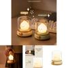 Cute Bedside Flame Shape Night Lamp With Soft Glow Rechargeable Battery For Kids Sleep Aid