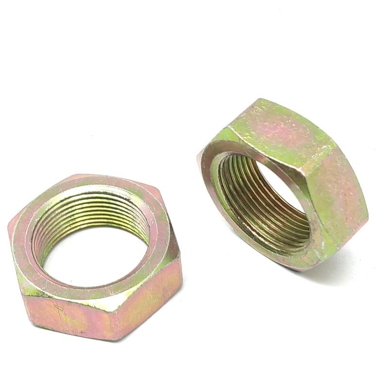 High-Strength Replacement Hex Nut for Linde Forklift - M27x1.5 Thread (Compatible with OEM 11524521300)