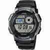 AE-1000W-1BV World Time Digital Men's Watch, Black/Gray Metallic, Overseas Model