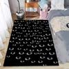 Black Eyes Bohemia Area Rug,Carpet Rug for Living Room Bedroom Sofa Doormat Decor,Yoga Soft Non-slip Floor Rugs Mandala