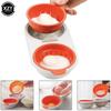 Microwave Eggs Poacher Round Draining Double Cup Egg Boiler Food Grade Kitchen Tableware Steam Egg Bowl Egg Cooker Cooking Tools