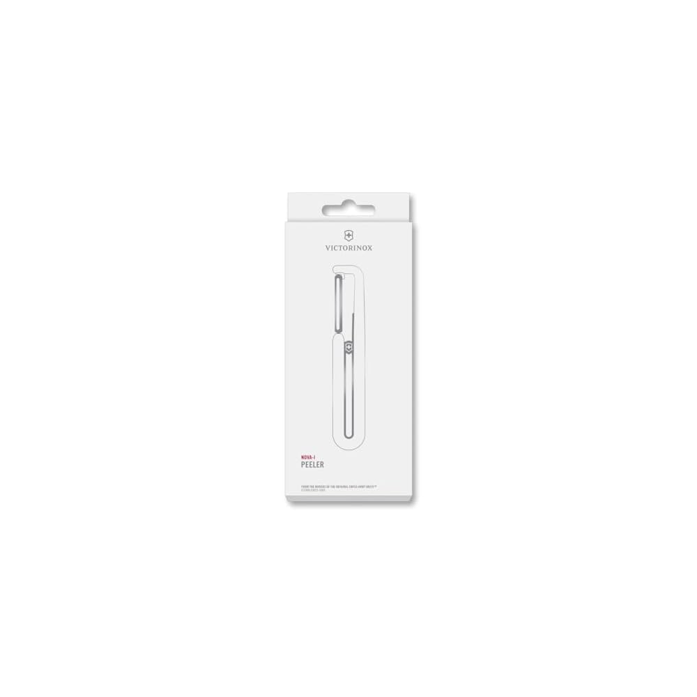 VICTORINOX Peeler - Dishwasher Safe, Long-lasting Sharpness, Straight Blade, Black, High Durability