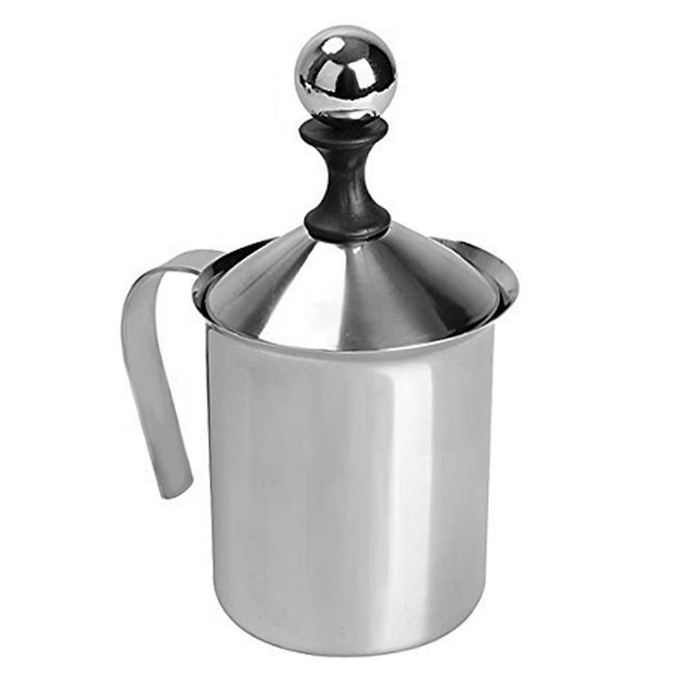 Buy Milk Creamer Frother Handheld Double Mesh Milk Foam Maker Cappuccino Coffee Foam Pitcher