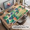 Decorative Artwork Theme Customized Mouse Pad Personalized Print Name Text Desk Mat For Home Office Table Decor