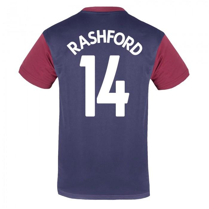 Manchester City FC Mens Rashford 14 Polyester T-Shirt