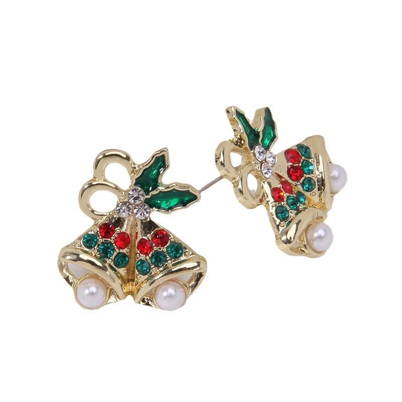 Snowflake Tree Earrings for Women - Festive European and American Design, Perfect for Autumn and Winter