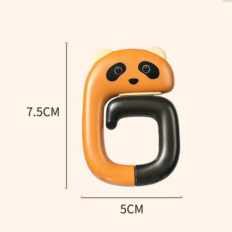 Myśląca Kaczka Przenośny Haczyk Wiszący Dekoracja Stół Portfel Torba Haczyk Wieszak Ścienny Uchwyt Torebka Bez Wiercenia Artykuły Biurowe dla Studentów