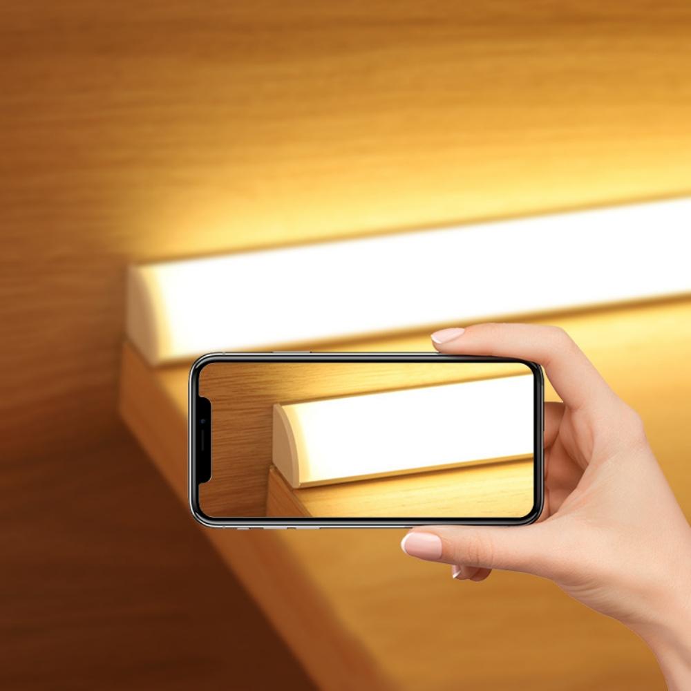 30/40/50CM 90° Lâmpada de Tubo Rígido LED DC12V Branco de Alto Brilho Natural Quente Alumínio Lâmpada LED para Armário Armário Cozinha Iluminação Noturna