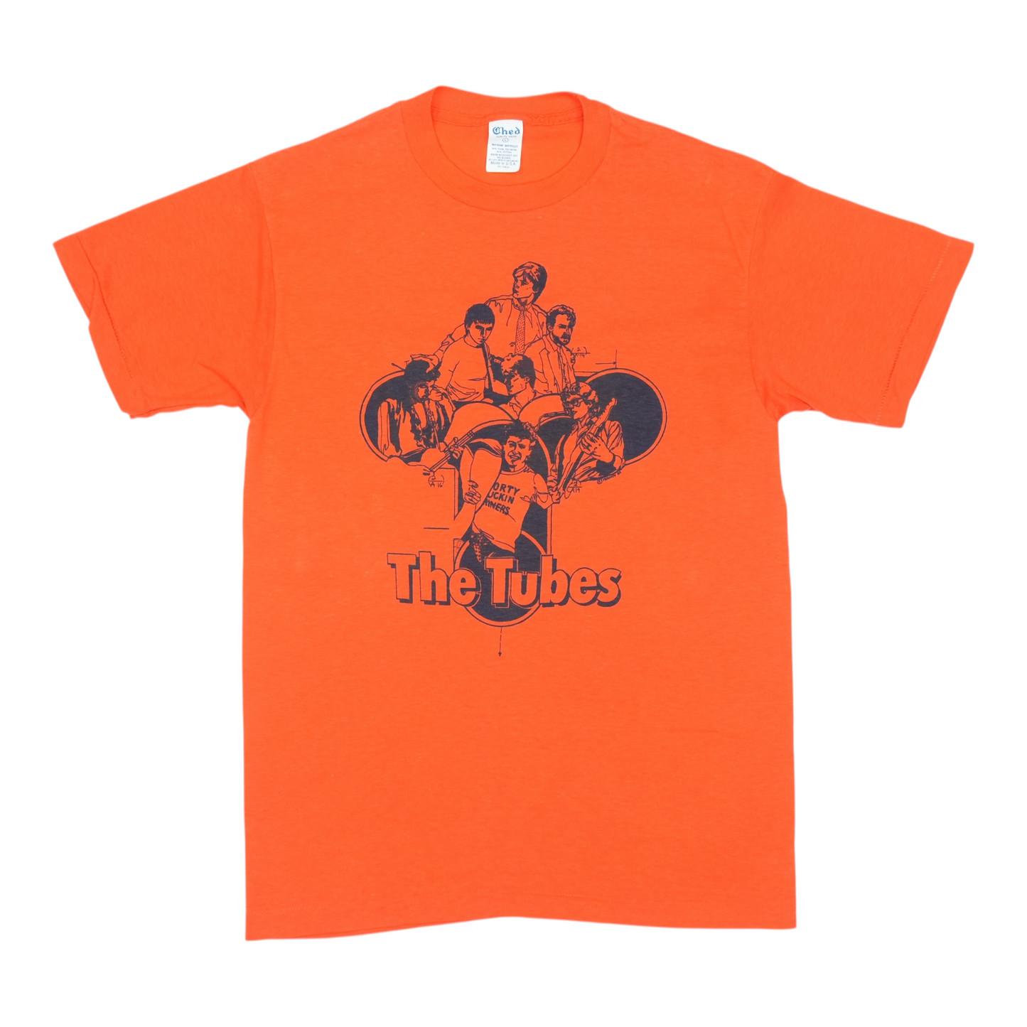 

1982 The Tubes Cotton Orange All Sizes Men And Women Band Shirt VA617 Unisex T-Shirt S