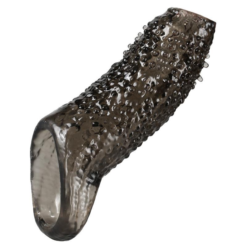4 Types Penis Enlargement Sleeve Lengthened Thickened Penis Extender Lock Sperm Cock Ring Delay Ejaculation Sex Toys for Men