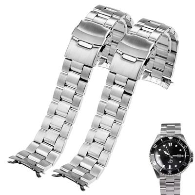 22MM Tauchstahlmetallarmband für Casio Duro MDV107-1A MDV106-1A Uhr Armband Armband Uhrenarmband Ersatzteile 3 Stile