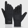 Red Dragonfly Men's Winter Wool Cycling Gloves