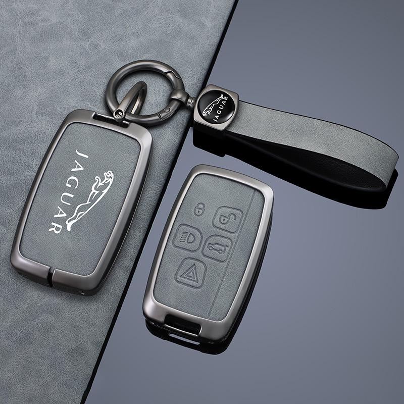 Jaguar Key Case Set for XFL, XEL, E-Pace, F-Pace, F-Type, I-Pace - Protective Shell & Buckle