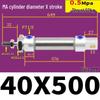 Corrosion Resistant Stainless Steel Pneumatic Cylinder 16-40mm/50-150mm