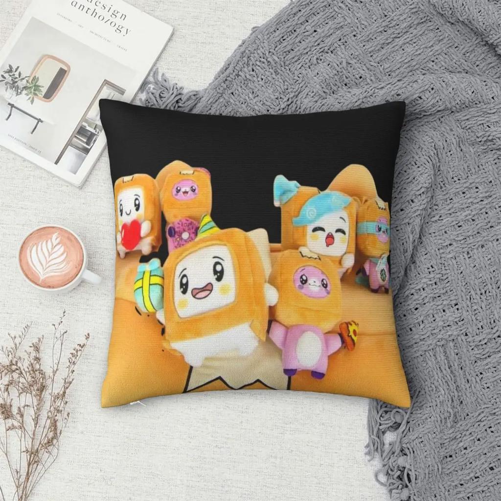 Happy Lanky Pillow Covers Room Kawaii Cartoon Cushion Cover Cool Decorative Pillow Cover