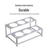 Stainless Steel 3-Compartment Seasoning Rack
