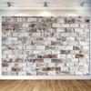 Retro Stone Brick Wall - Polyester Fiber, No Power Required - Perfect Choice for Home and Party Decoration, Photo Background