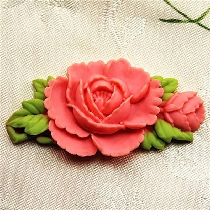 Educational DIY Craft Silicone Mold 6.6cm Single Mini Flower Fondant Mold