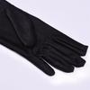 New Classic Adult Black White Red Skin Opera/Elbow/Wrist Stretch Satin Finger Long Arm Gloves Women Club Gloves Driving Gloves