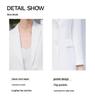Women's Elegant White Designer Blazer Set: Professional Korean-Style Formal Wear for Interviews and Social Events