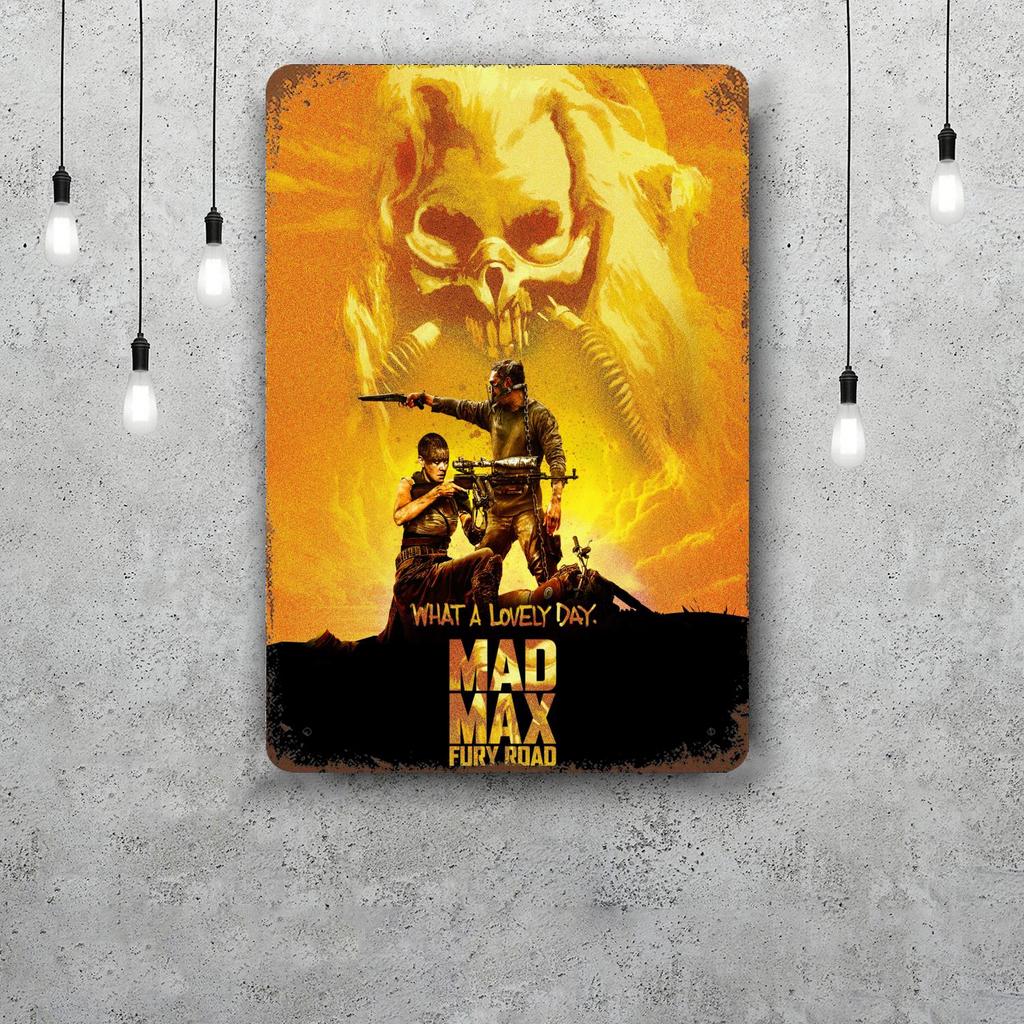 Mad Max Classic Poster Rusty Metal Plaque Retro Decorative Plate Bar Man Cave Garage Club Metal Sign Wall Decoration
