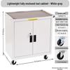 Mobile Locking Tool Trolley Cabinet with Pegboard and Drawers for Workshop Maintenance