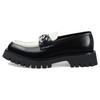Loafer 'Interlocking G - Black Off White' 752093 DS8J0 1072