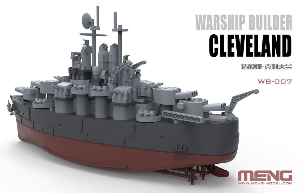 Warship Builder Light Cruiser Cleveland MEN WB-007