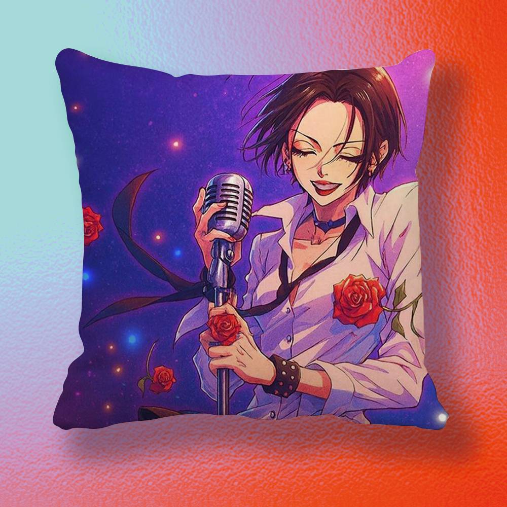 Anime Cool Nana OOsaki Line Doublesided printed pillow cover Solid color minimalist pillowcase fits all bedroom styles