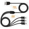 1Pc 1M 3 In 1 Usb A Male 1 To 3 Mini Usb 5Pin Mini Usb Data Charger Cable 1Meter Fast Charging Mini Usb Y Splitter Cable