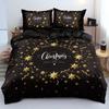 3D Floral Bedding set DuvetQuiltComforter Cover sets Flower Bed Linen Merry Christmas Design Custom King Queen Full Size