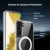 Original For Magsafe Magnetic Case for Samsung Galaxy S25 S24 S23 S21 FE S22 Ultra Plus Wireless Charging Shockproof Clear Cover