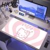 Cartoon Cute Hellokitty Pink Mouse Pad Pc Nonslip Mousepad Oversize Anime Girl Computer Table Mat Esports Game Keyboard Mats