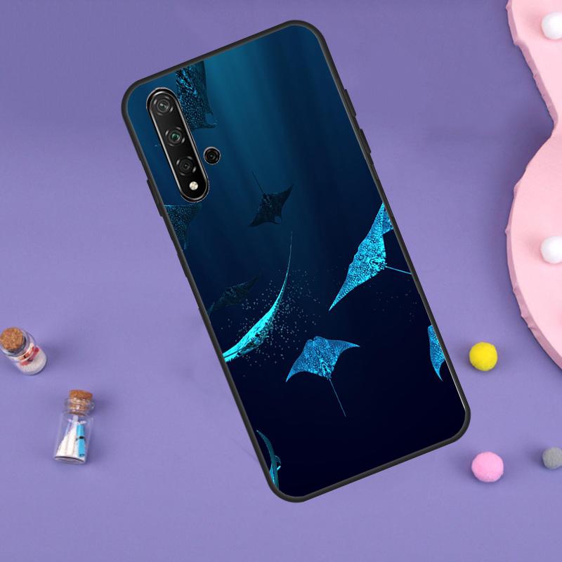 Animal Manta Ray For Huawei Nova 10 9 SE 3i 7i 8i 11i 12i Y60 Y61 Y70 Y72 Y73 Y90 Y91 P20 P30 P40 Lite Case