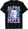 Alpha Male Cat Kitten Funny for Men Women T-Shirt