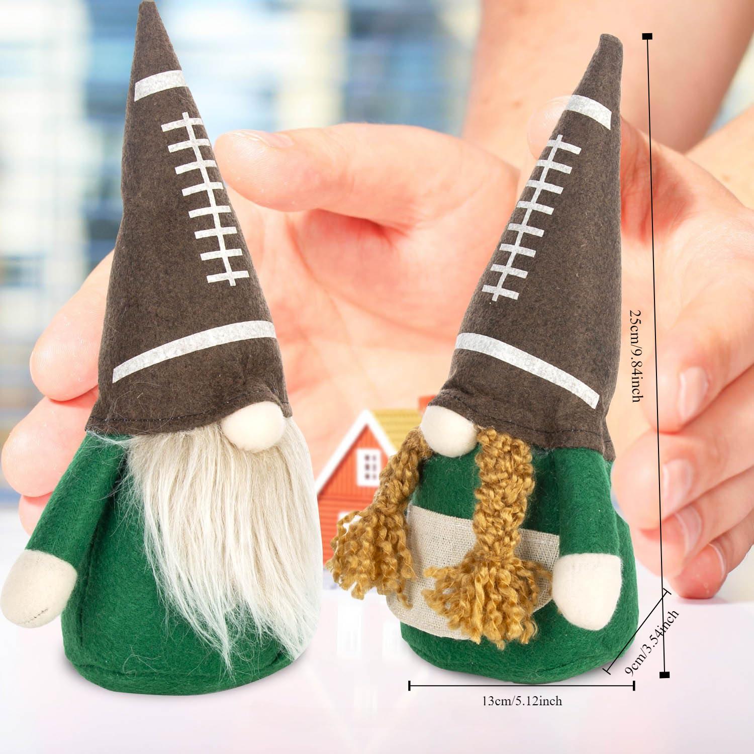 

Футбольные плюшевые гномы, декоративные фигурки, персонализированные спортивные скандинавские гномы, многоярусный поднос, украшение на день игры, подарок любителю футбола