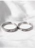 Kitten Has You 999 Silver Couple Rings: Niche Design Valentine's Day Pure Silver Rings