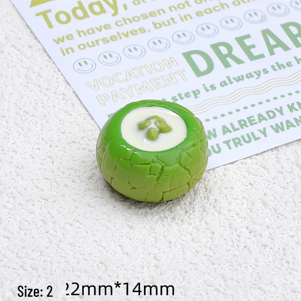3D Cream Bread Play DIY Resin Ornaments for Mobile Phone Shells and Jewelry