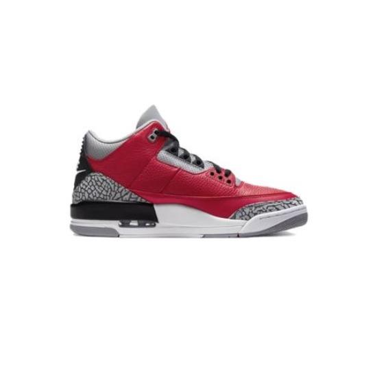 

Air Jordan 3 Retro SE Unite Fire Red Cement Grey Black White AJ3 CK5692-600 EU 41 бежевий