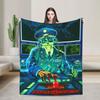 Megadeths Band Art Plush Blankets Child  Flannel Throw Blanket For Couch Chair Soft Warm Design Quality Bedspread Gift Idea