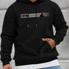 Men's Autumn and Winter Geometric Hoodie Men's Design Street Style Sportswear Autumn Casual Hooded Sweatshirt