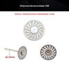 1Pc Laboratory Diamond Cutting Disc 22Mm X 0.2Mm 2.35Mm Shank Perforated Rotary Grinding Wheel For Precision Lab Use